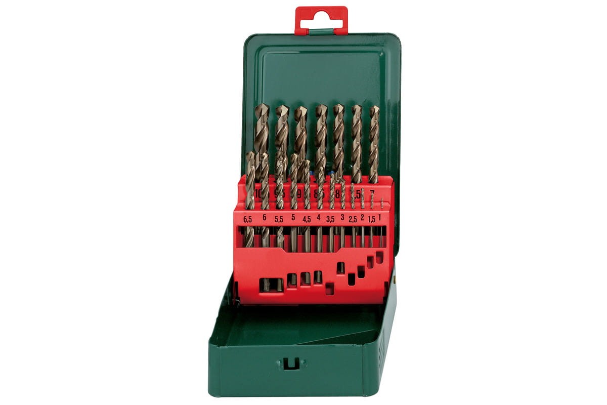 Wiertła do metalu HSS-CO SP 19 szt. - METABO