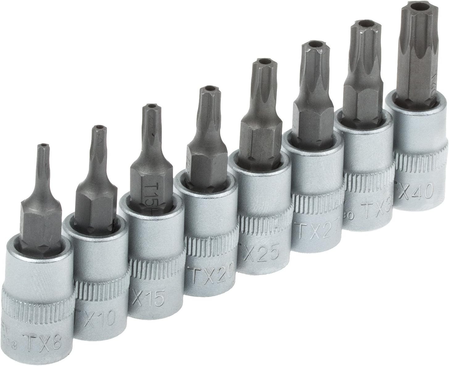 Nasadki gwiazdkowe z otworem Torx 1/4" 37mm - ASTA