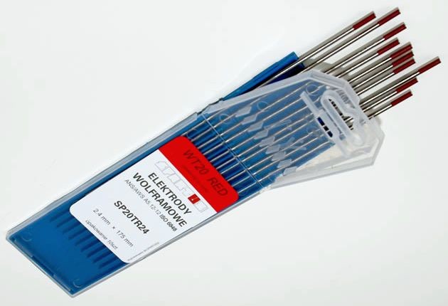 Elektroda wolframowa WT20 RED 2.0mm - SPARTUS