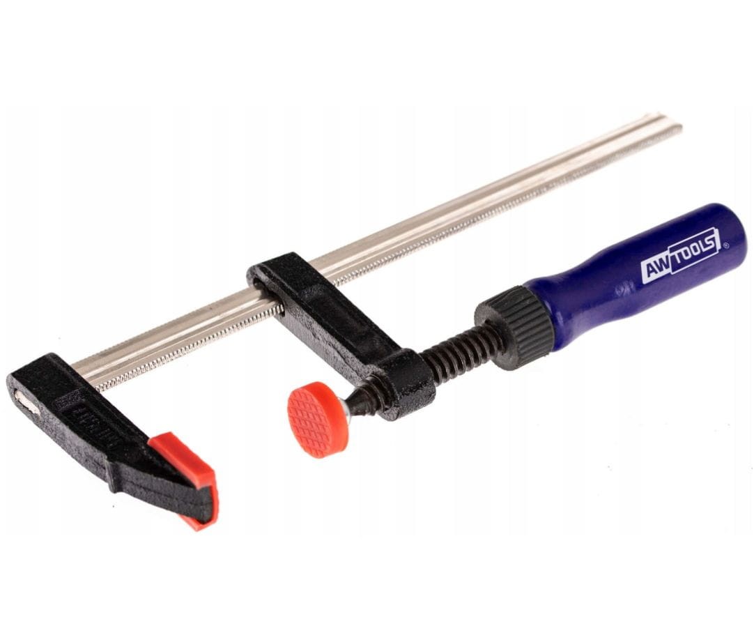 Ścisk stolarski śrubowy Typ F 500x120 mm - AW TOOLS