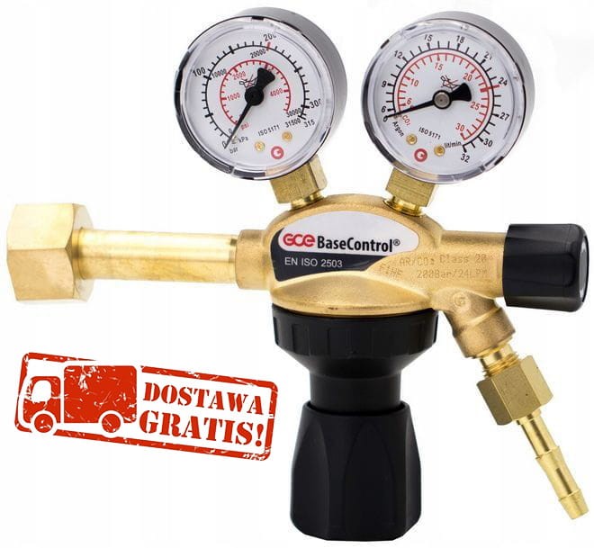 Reduktor ARGON/CO2 BaseControl 200 bar - GCE