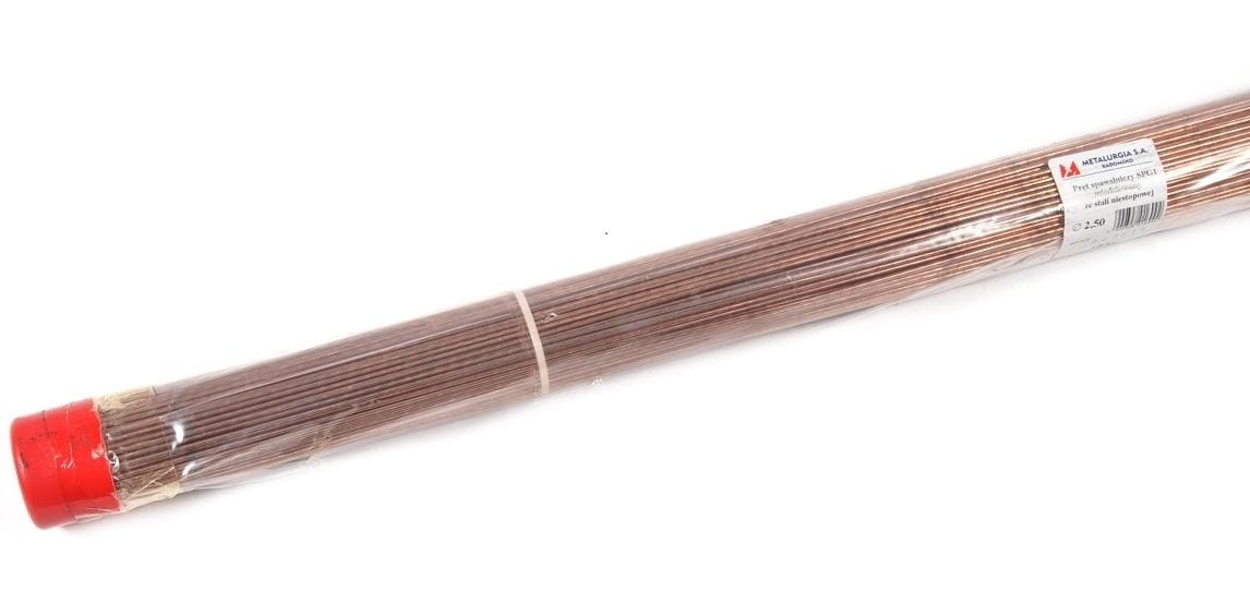 Drut spawalniczy SPG1 miedziowany 3.25mm - METALURGIA