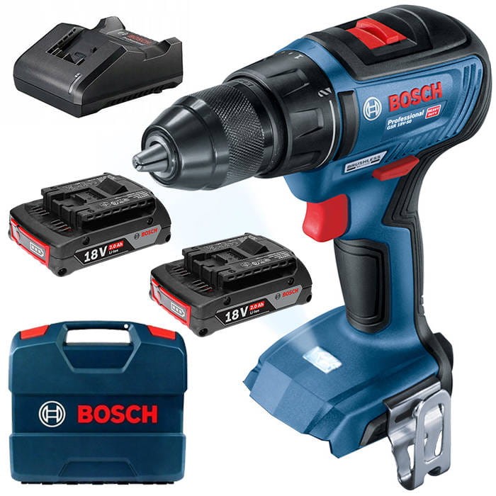 Wiertarko - wkrętarka GSR 18V-50 2x2,0Ah - BOSCH