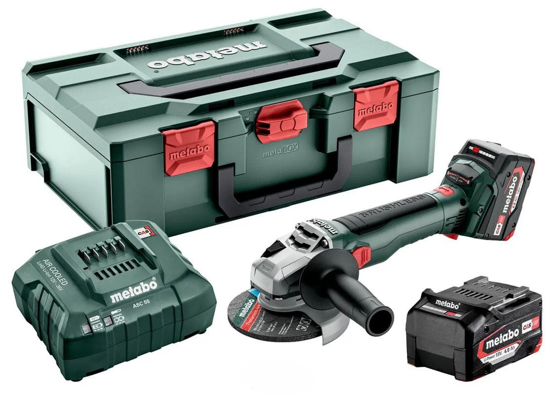 Szlifierka kątowa W 18 LT BL 11-125 2x4.0Ah - METABO